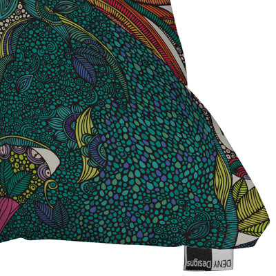 DENY Designs Valentina Ramos Alexis and The Flowers Throw Pillow