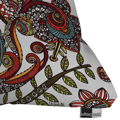 DENY Designs Valentina Ramos Paradise Bird Throw Pillow