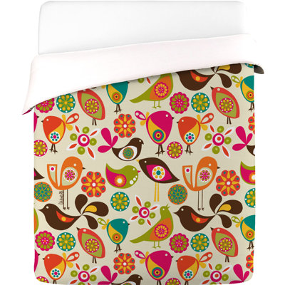 DENY Designs Valentina Ramos Little Birds Duvet Cover