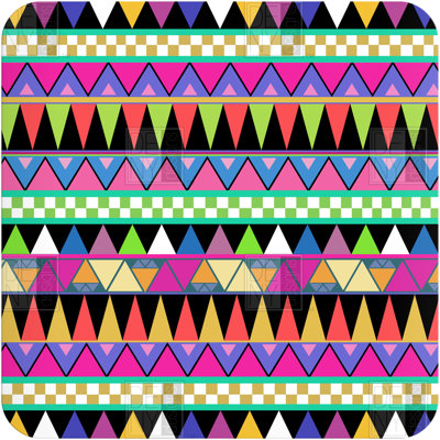 DENY Designs Bianca Green Zigzag Wall Art