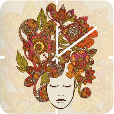 DENY Designs Valentina Ramos Its All in Your Head Custom Clock