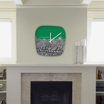 DENY Designs Bird Ave Modern University Clock