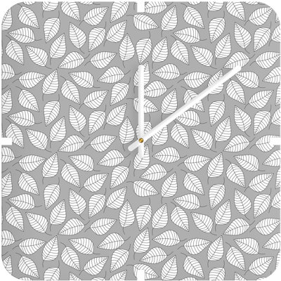 DENY Designs Bianca Green Leafy Clock