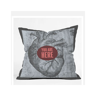 DENY Designs Wesley Bird You Are Here Throw Pillow