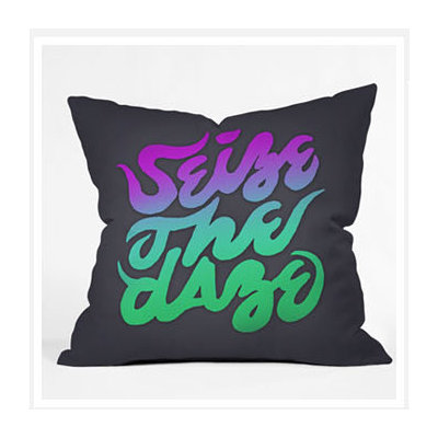 DENY Designs Wesley Bird Seize The Daze Throw Pillow