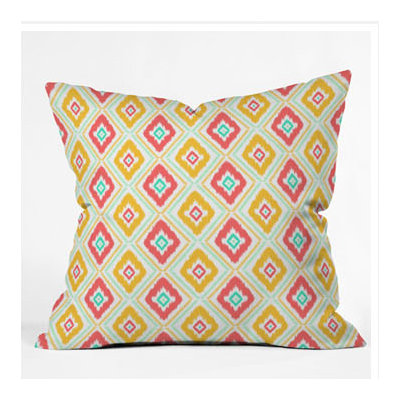 DENY Designs Jacqueline Maldonado Zig Zag Ikat Throw Pillow