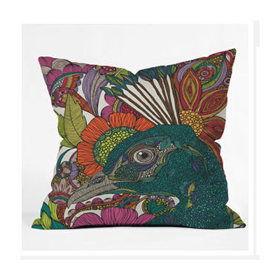 DENY Designs Valentina Ramos Alexis and The Flowers Throw Pillow