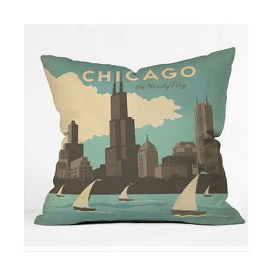 DENY Designs Anderson Design Group Chicago Throw Pillow