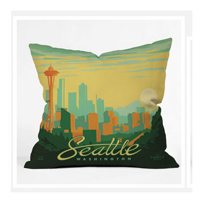 DENY Designs Anderson Design Group Seattle Throw Pillow