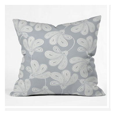 DENY Designs Khristian A Howell Provencal Gray 1 Throw Pillow
