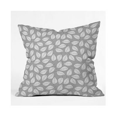 DENY Designs Bianca Green Leafy Throw Pillow