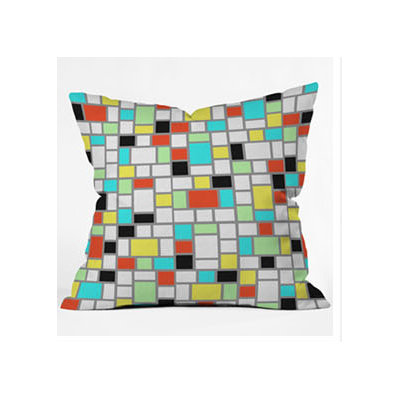 DENY Designs Jacqueline Maldonado Geo Square Throw Pillow