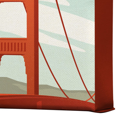 DENY Designs Anderson Design Group San Francisco Gallery Wrapped Canvas