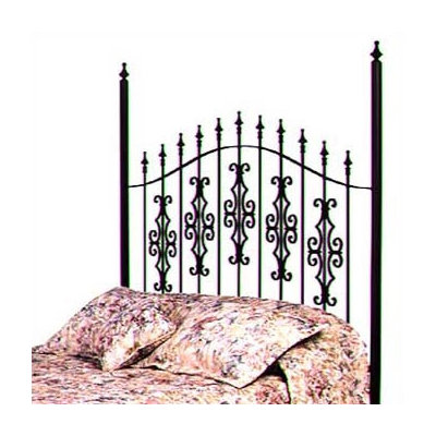 Gothic Gate Wrought Iron Headboard by Grace Collection -image