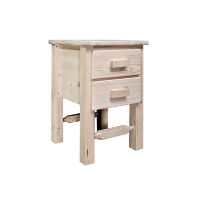 Click To Image : Homestead 2 Drawer Nightstand by Montana Woodworks® Now