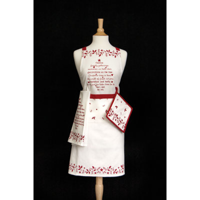 Heritage Lace Christmas Time Tea Towel