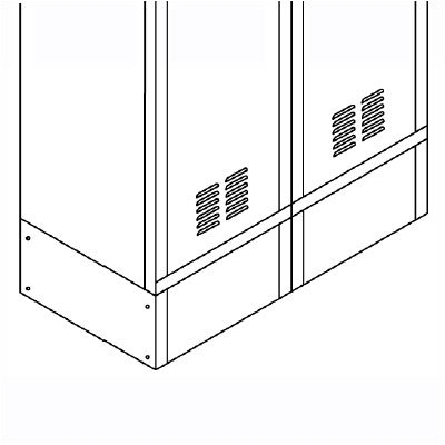 Hallowell 6" High Closed Front Base