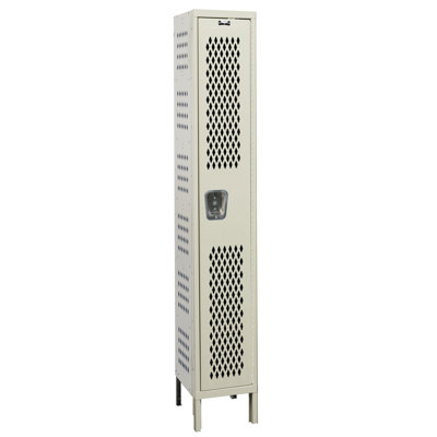 Hallowell Heavy-Duty Ventilated Locker Single Tier 1 Wide (Assembled)