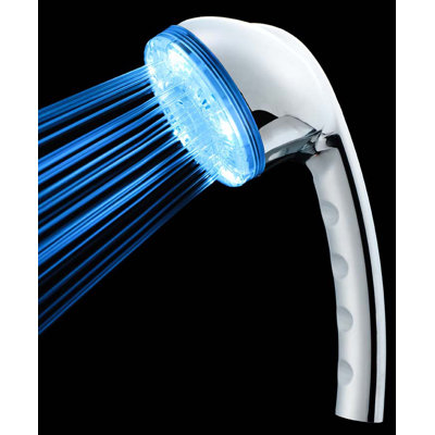 MagicShowerhead Single Color Handheld LED  Illuminated Shower Head