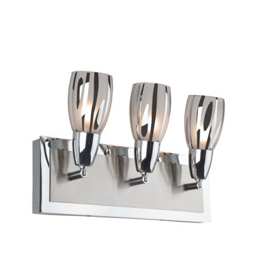 Alternating Current Chroman Empire Three Light Bath Fixture