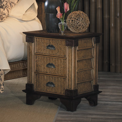 Trinidad 3 Drawer Nightstand by Padmas Plantation -image
