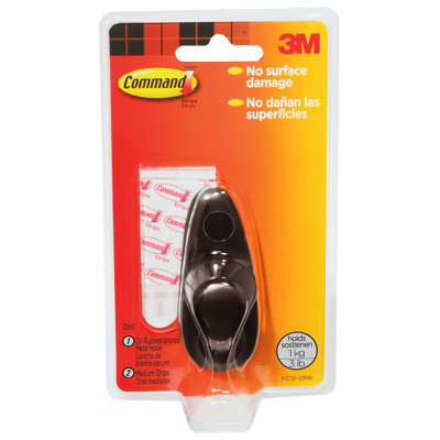 3M Forever Classic Metal Hook with Command Adhesive