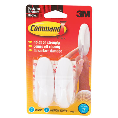 3M Designer Hook with Command Adhesive