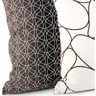 Inhabit River Rock Throw Pillow