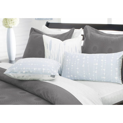 Inhabit Estrella Damask Woven Bedding Collection in Mineral