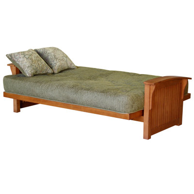 Big Tree Furniture Premium Hardwood Series Hasting Futon Frame and Mattress