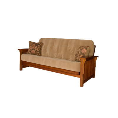 Big Tree Furniture Premium Hardwood Series Hasting Futon Frame and Mattress