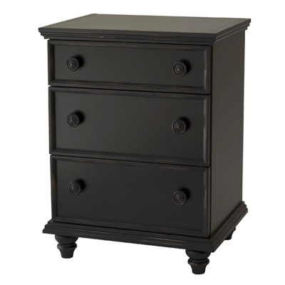 Notting Hill 3 Drawer Nightstand by John Boyd Designs -image