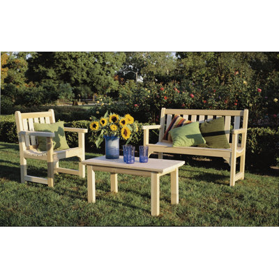Rustic Natural Cedar Furniture English Garden Coffee Table