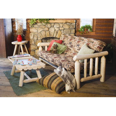 Rustic Natural Cedar Furniture Log Futon Frame