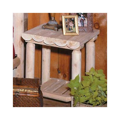 Nightstand without Drawer by Rustic Natural Cedar Furniture -image