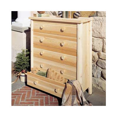 Adirondack 5 Drawer Chest by Rustic Natural Cedar Furniture -image