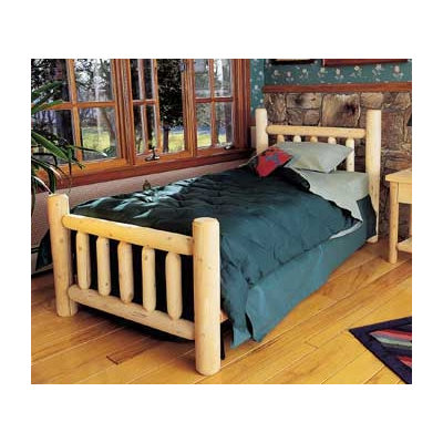 Rustic Slat Headboard by Rustic Natural Cedar Furniture -image