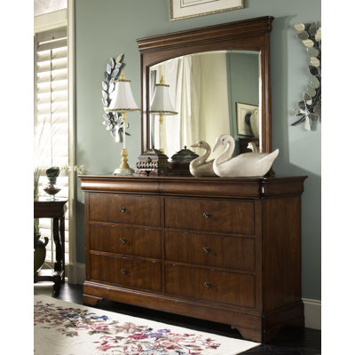 Louis Phillipe Dresser and Mirror Set by Fine Furniture Design -image