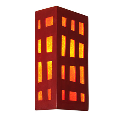 A19 ReFusion Grid Wall 1 Light Sconce