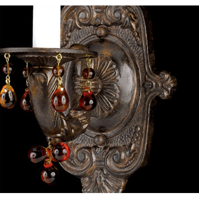 Crystorama Sutton  Wall Sconce in Venetian Bronze