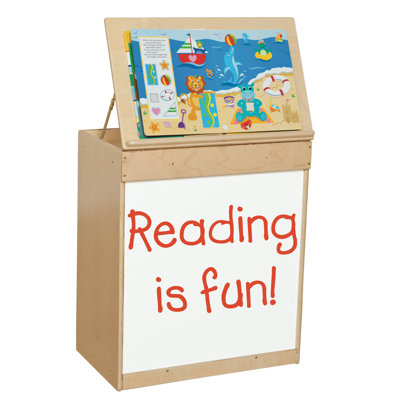 Wood Designs Big Book Display with Markerboard