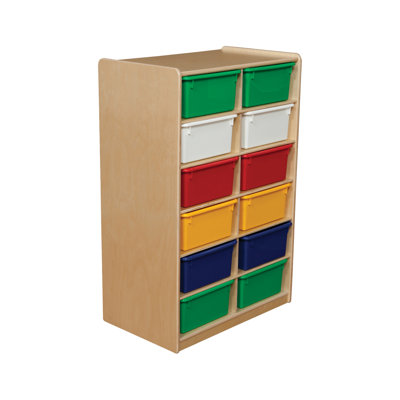 Wood Designs Storage Unit with 5" 12 Letter Trays
