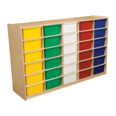 Wood Designs Storage Unit with 5" 30 Letter Trays