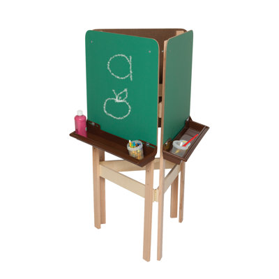 Wood Designs Natural Environment 3-Way Easel with Brown Tray