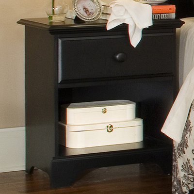 Midnight 1 Drawer Nightstand by Carolina Furniture Works, Inc. -image
