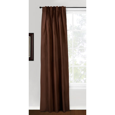 Eileen West Silk 3 Pinch Pleat Window Panel