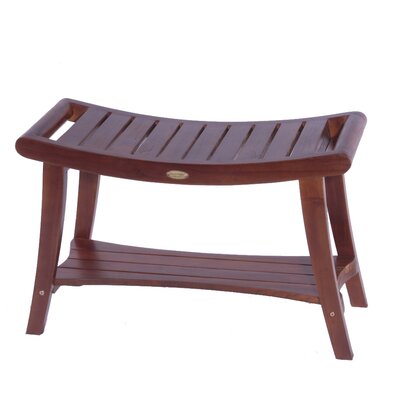 Wood Shower Chair Harmony teak asia shower bench