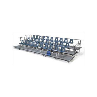 Midwest Folding Products Choral Riser Straight Section with Carpet