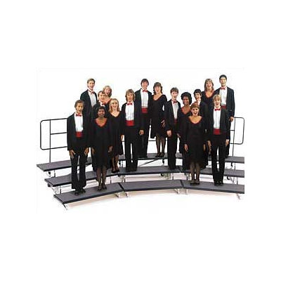 Midwest Folding Products Backrail for 48" Transfold Choral Riser