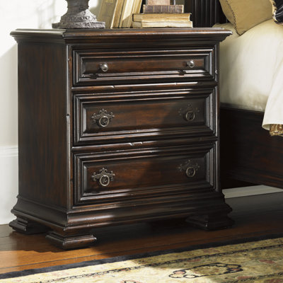 Island Traditions Andover 3 Drawer Nightstand by Tommy Bahama Home -image